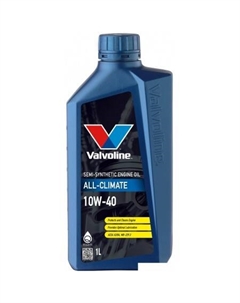 Моторное масло All-Climate 10W-40 1л Valvoline