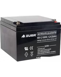 Аккумулятор для ИБП HR 12100 W (12 В/28 А·ч) Зубр