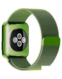 Браслет Milanese loop металлический для Apple Watch 38/40/41mm (зеленый) Rumi