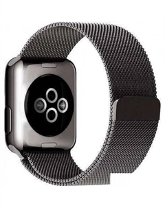 Браслет Milanese loop металлический для Apple Watch 38/40/41mm (черный) Rumi