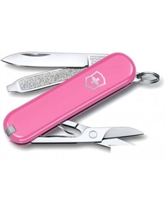 Нож-брелок Classic Mountain Lake 0.6223.51G (розовый) Victorinox