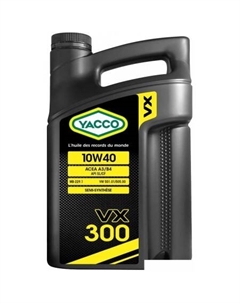 Моторное масло VX 300 10W-40 4л Yacco