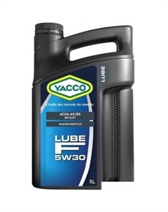 Моторное масло LUBE F 5W-30 5л Yacco