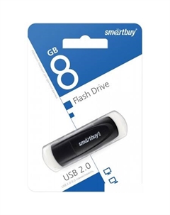 USB Flash Scout 8GB (черный) Smartbuy