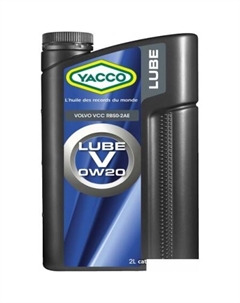 Моторное масло Lube V 0W-20 2л Yacco