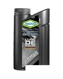 Моторное масло Lube DE 5W-30 1л Yacco