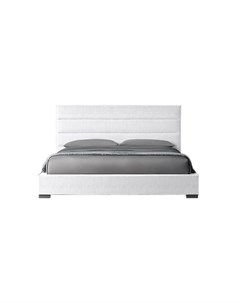 Мягкая кровать modena horizon 160 200 белый 170x130x212 см Idealbeds