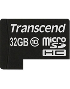 Карта памяти microSDHC Class 10 32 Гб (TS32GUSDC10) Transcend