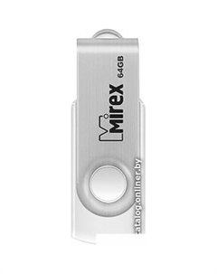 USB Flash Swivel White 64GB 13600-FMUSWT64 Mirex