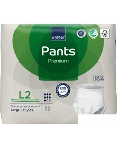 Трусы-подгузники для взрослых Pants L2 Premium (15 шт) Abena