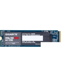 SSD NVMe 256GB GP-GSM2NE3256GNTD Gigabyte