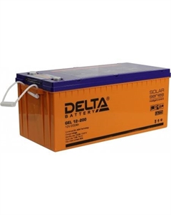 Аккумулятор для ИБП GEL 12-200 (12В/200 А·ч) Delta