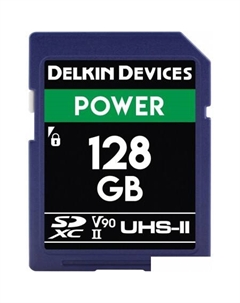 Карта памяти SDXC Power UHS-II 128GB Delkin devices