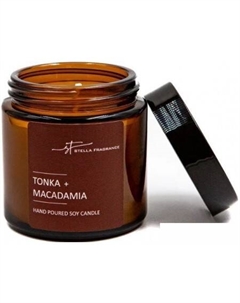 Ароматизированая свеча Tonka Macadamia (90 г) Stella fragrance