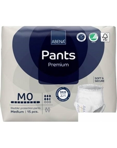 Трусы-подгузники для взрослых Pants M0 Premium (15 шт) Abena