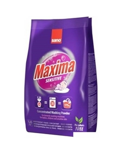 Стиральный порошок Maxima Sensitive 1.25 кг Sano