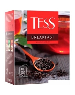 Черный чай Breakfast 100 шт Tess