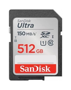 Карта памяти Ultra SDXC SDSDUNC-512G-GN6IN 512GB Sandisk