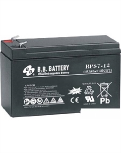 Аккумулятор для ИБП BPS7-12 (12В/7 А·ч) B.b. battery