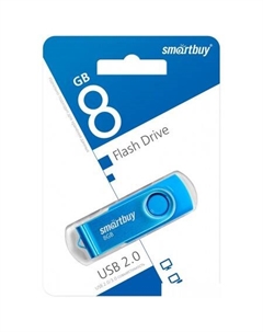 USB Flash Twist 8GB (синий) Smartbuy