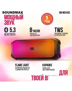 Беспроводная колонка SM-MS4103 Soundmax