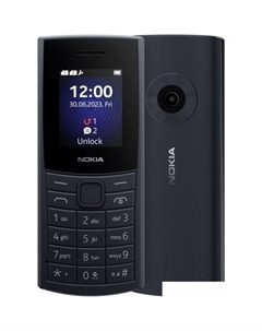 Кнопочный телефон Nokia 110 4G Dual SIM (темно-синий)