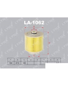 Воздушный фильтр LA1062 Lynxauto