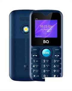 Кнопочный телефон BQ BQ-1853 Life (синий) Bq