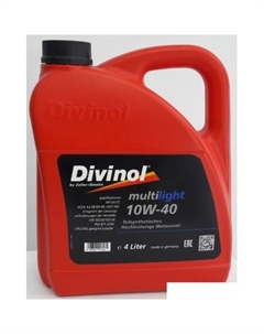 Моторное масло Multilight 10W-40 4л Divinol