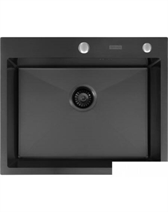 Кухонная мойка Eco AR 600*500 Black PVD Nano Arfeka