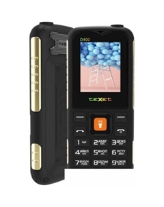 Кнопочный телефон TeXet TM-D400 (черный) Texet