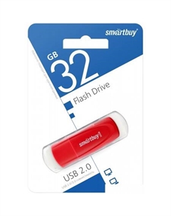 USB Flash Scout 32GB (красный) Smartbuy