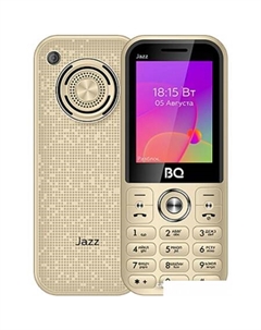 Кнопочный телефон BQ BQ-2457 Jazz (золотистый) Bq