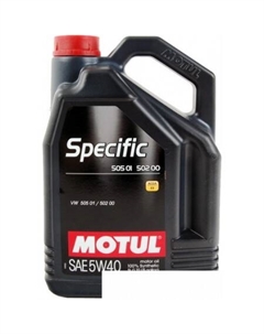 Моторное масло Specific 505 01 502 00 505 00 5W-40 5л Motul