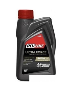 Моторное масло Ultra Force Synthetic 5W-40 1л Revline