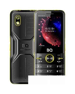 Кнопочный телефон BQ BQ-2842 Disco Boom (желтый) Bq