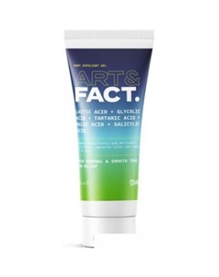 Гель для тела Эксфолиант Lactic Acid 7% + Glycolic Acid 5% 150 мл Art&fact