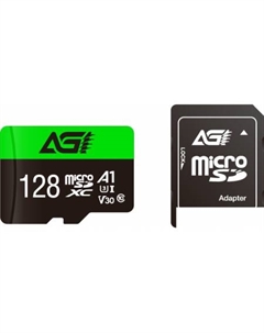 Карта памяти TF138 microSDXC 128GU1TF138 128GB (с адаптером) Agi