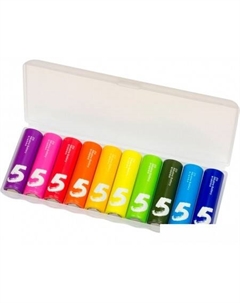 Батарейка ZI5 Rainbow AA 10 шт. AA501 Colors Zmi