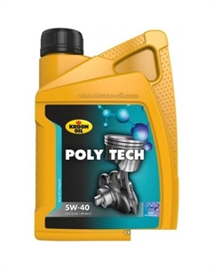 Моторное масло Poly Tech 5W-40 1л Kroon-oil