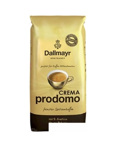 Кофе Crema Prodomo в зернах 1000 г Dallmayr