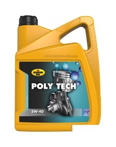 Моторное масло Poly Tech 5W-40 5л Kroon-oil