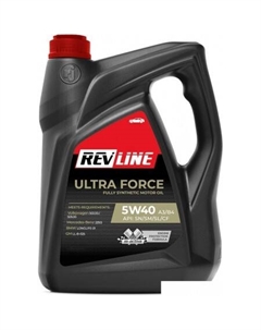 Моторное масло Ultra Force Synthetic 5W-40 5л Revline