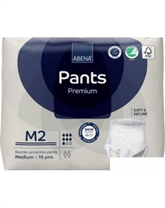 Трусы-подгузники для взрослых Pants M2 Premium (15 шт) Abena