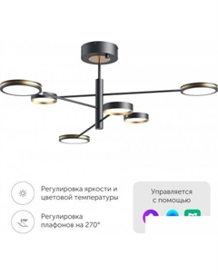 Люстра средней высоты Arowana Chandelier C2103 YLDL030 (6 плафонов) Yeelight