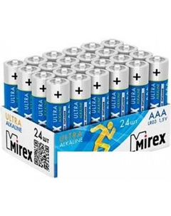 Батарейка Ultra Alkaline AAA 24 шт LR03-B24 Mirex