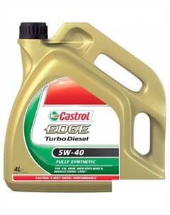 Моторное масло Edge Turbo Diesel 5W-40 4л Castrol