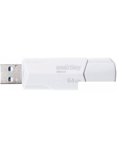 USB Flash Clue 64GB (белый) Smartbuy