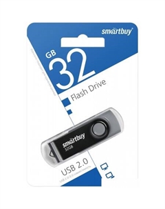 USB Flash Twist 32GB (черный) Smartbuy