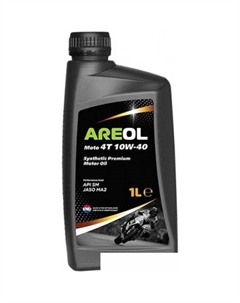 Моторное масло Moto 4T 10W-40 1л Areol